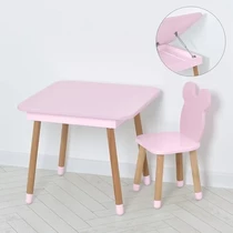 Детский столик 08-025R-BOX, со стульчиком, розовый